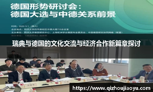 瑞典与德国的文化交流与经济合作新篇章探讨